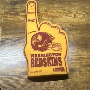 Washington Redskins Foam #1 Fan Finger/Hand Tag Express‎ 19" NFL Football